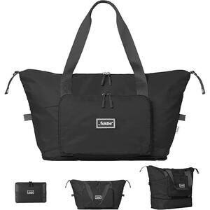 THE FOLIDE Expandable Travel Bag Black